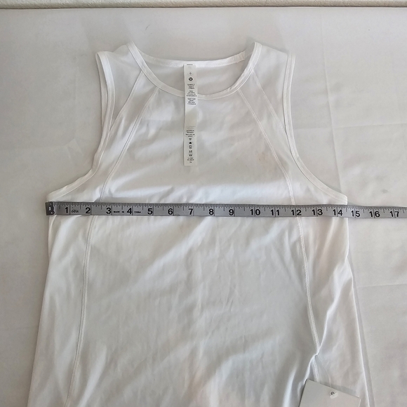 Lululemon Sculpt Tank Size 0 White Mesh Back NWT - Picture 7 of 11